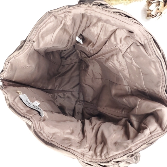 Teri Jon Brown Satin Formal Strapless Dress 6 - Picture 8 of 12